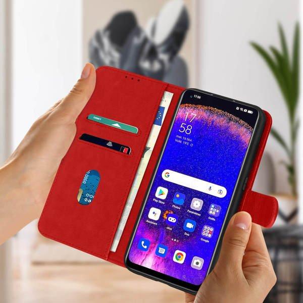 Avizar  Klappetui Oppo Find X5 lite Rot 