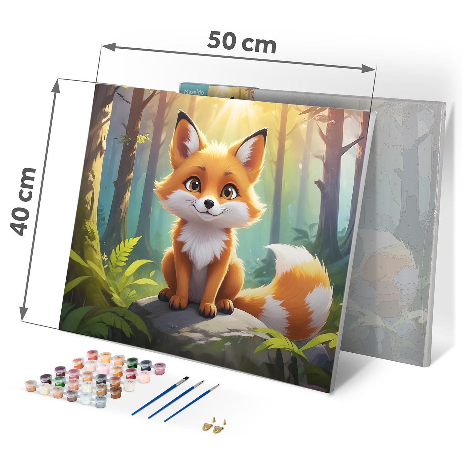 B2X Peinture par numéros 40x50 cm Massido Lisek  