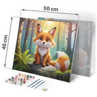 B2X Peinture par numéros 40x50 cm Massido Lisek  