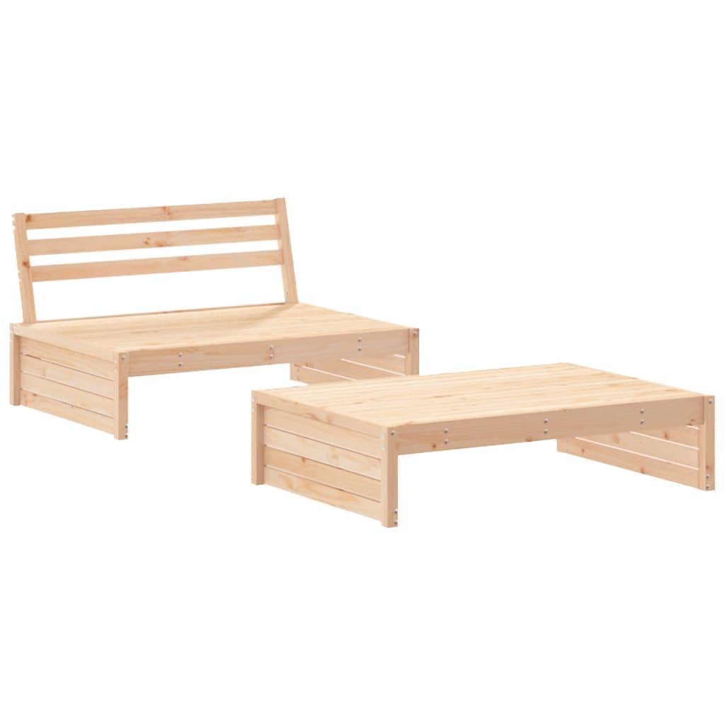 VidaXL set divani da giardino Legno  