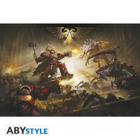 Abystyle Poster - Gerollt und mit Folie versehen - Warhammer 40K - La devastation de Baal  