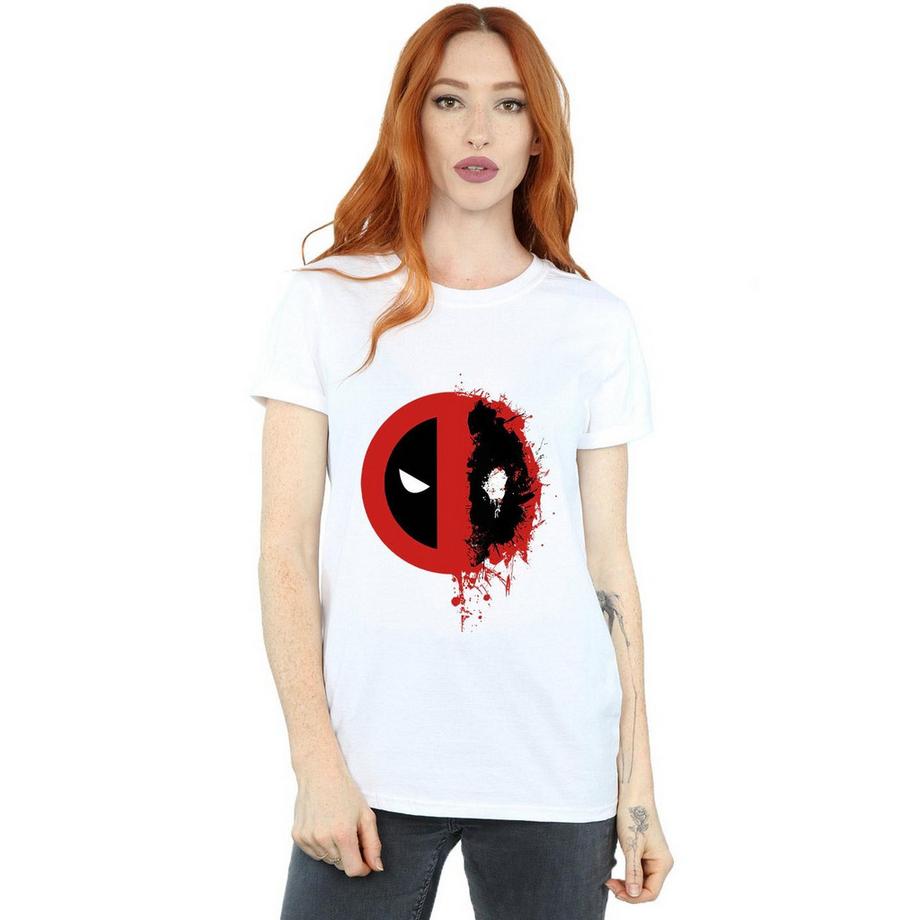 MARVEL Deadpool Splatter Logo T-Shirt  