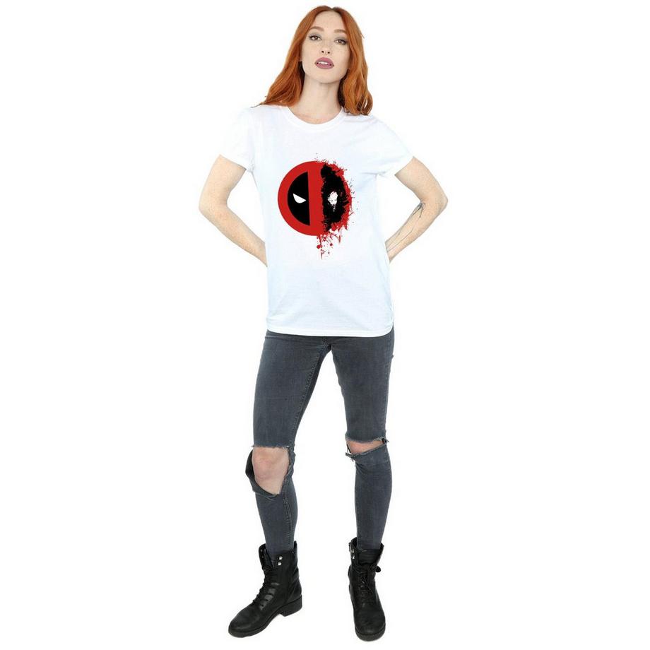 MARVEL Deadpool Splatter Logo T-Shirt  
