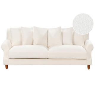 Beliani 3 Sitzer Sofa aus Bouclé Glamourös EIKE  