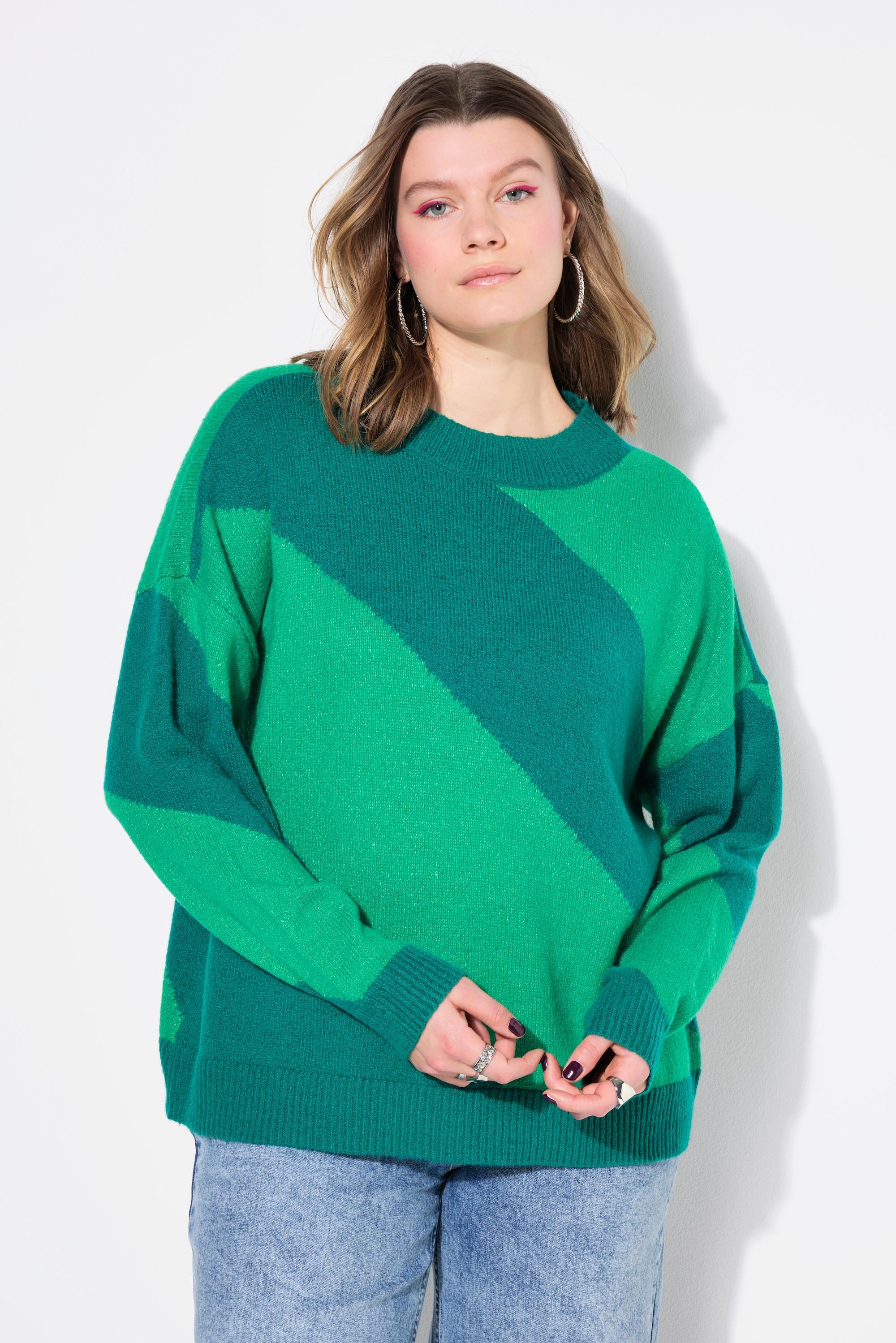 Studio Untold  Pullover dal taglio oversize con righe diagonali 