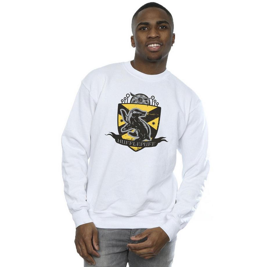 HARRY-POTTER Sweat Hufflepuff Col Rond  