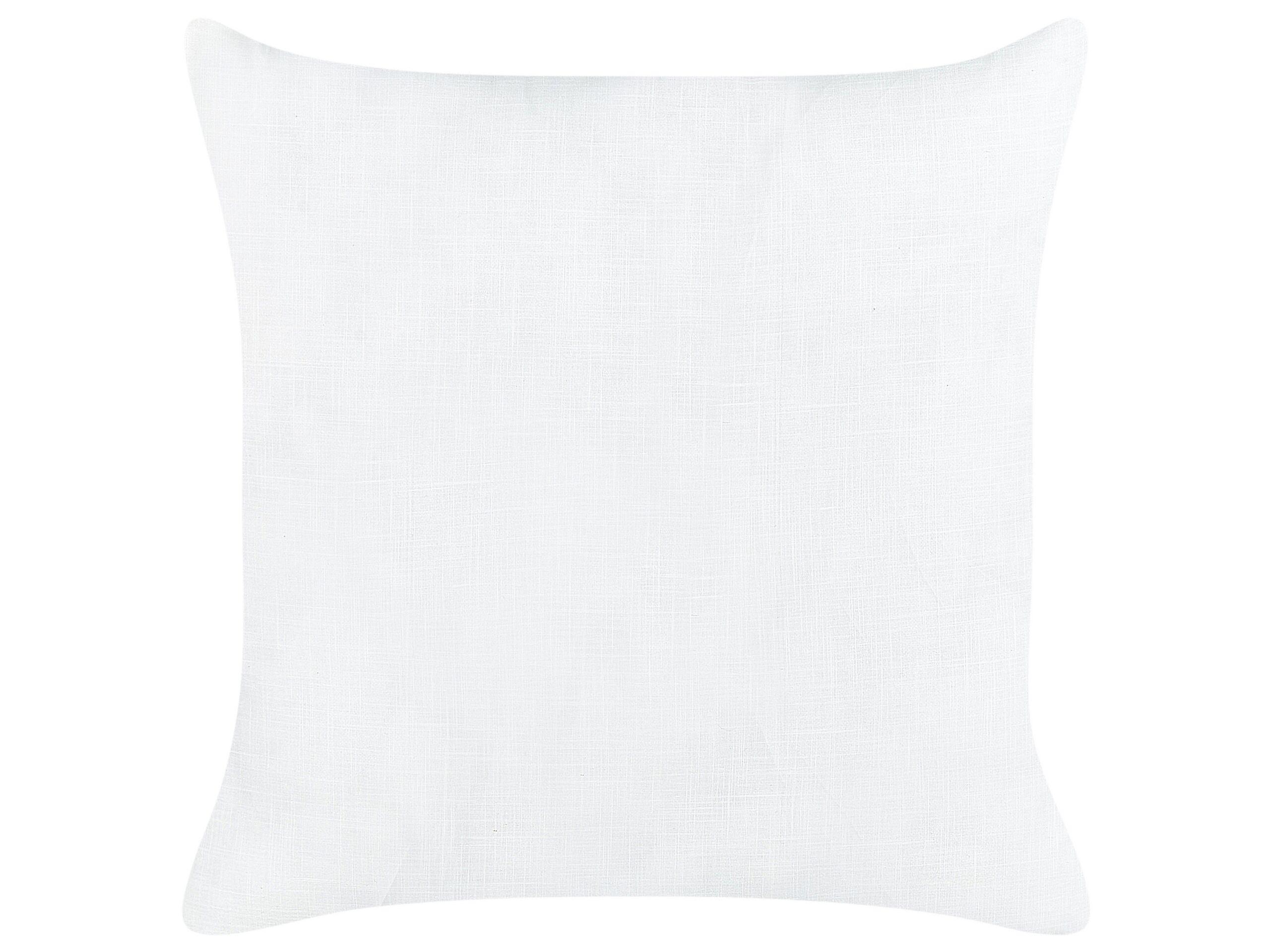 Beliani Lot de 2 coussins décoratifs en Lin Rétro MINDALA  