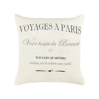 Beliani Lot de 2 coussins décoratifs en Lin Rétro MINDALA  