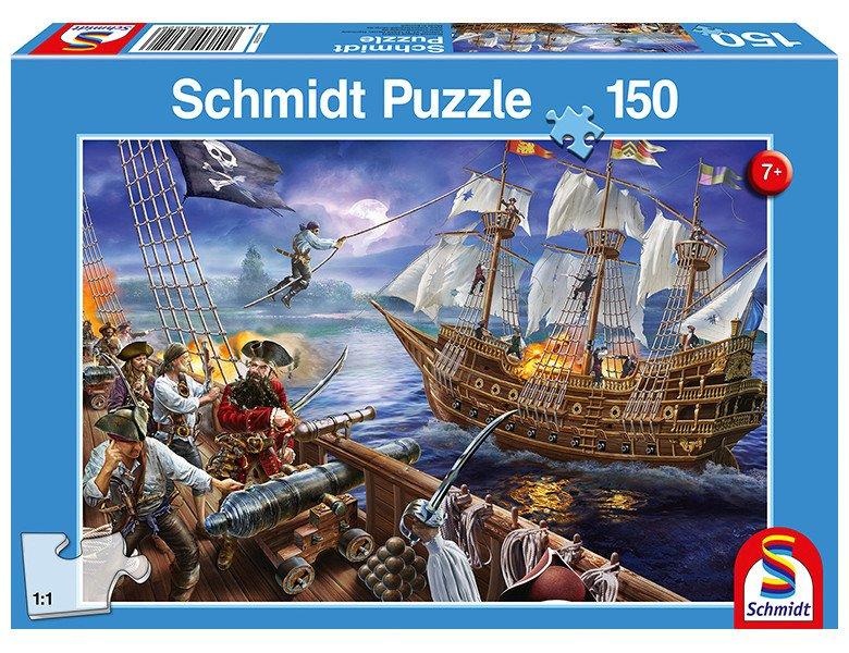 Schmidt  Puzzle Abenteuer mit den Piraten (150Teile) 