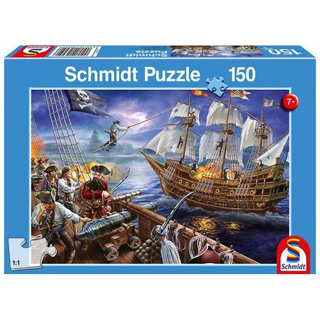 Schmidt  Puzzle Abenteuer mit den Piraten (150Teile) 