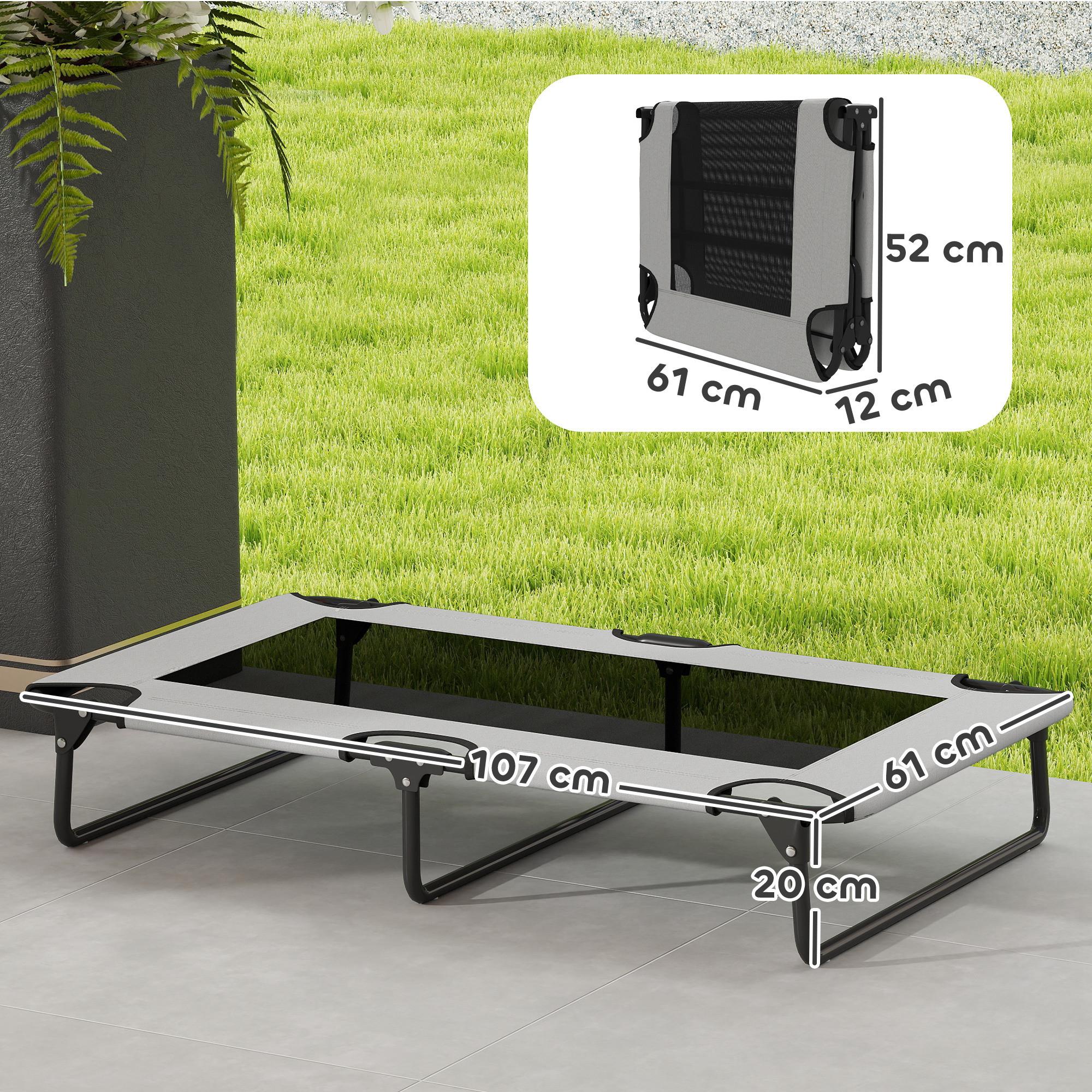 PawHut  Lit surélevé pour chien 