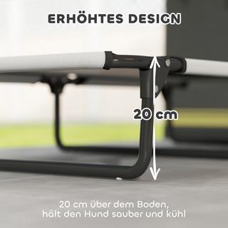 PawHut  Lit surélevé pour chien 