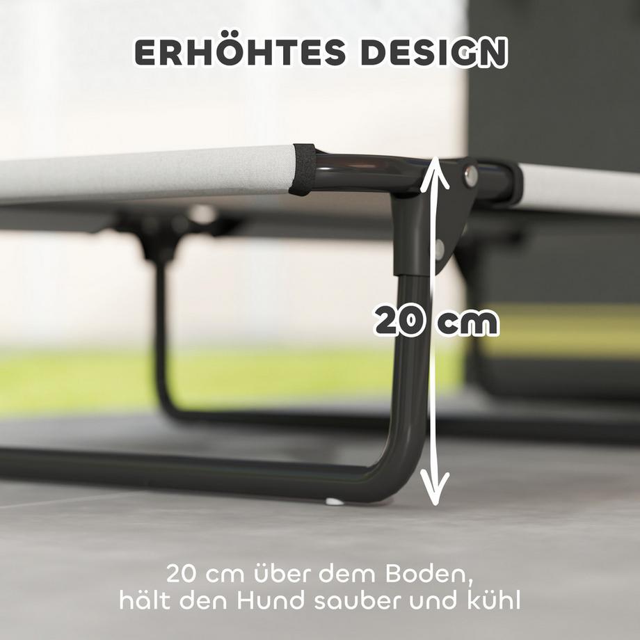 PawHut  Erhöhtes Hundebett 