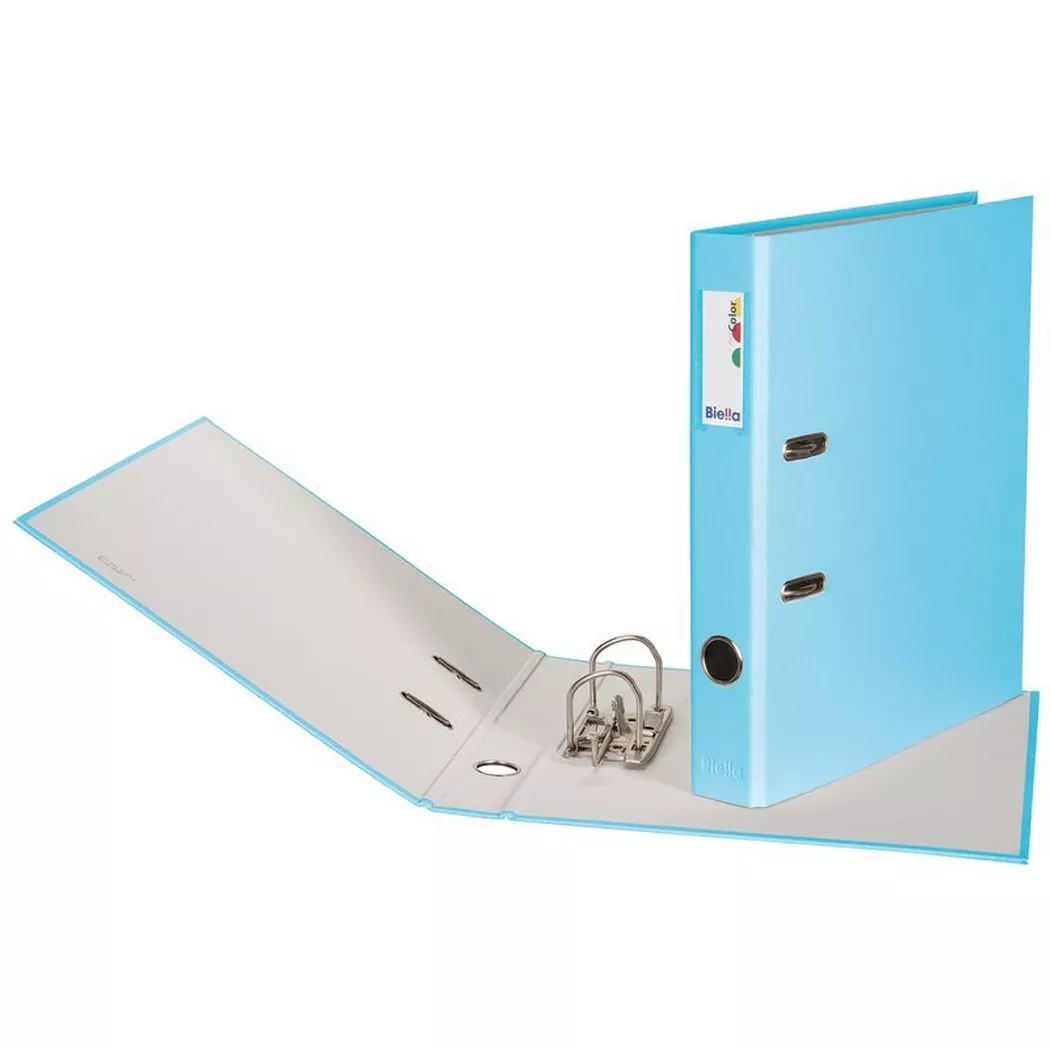Biella – Ordner 4cm A4, 21cm, Hellblau