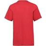 Fruit of the Loom Childrens/Kids TShirt à manches courtes Valueweight  Rouge Bariolé