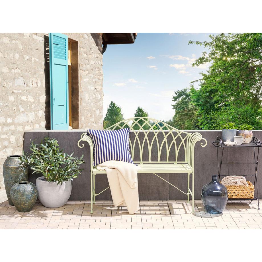Beliani Gartenbank aus Eisen  MILAZZO  