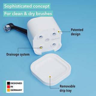 Qikfresh  Zahnbürsten- und Aufsteckbürstenhalter 4er 