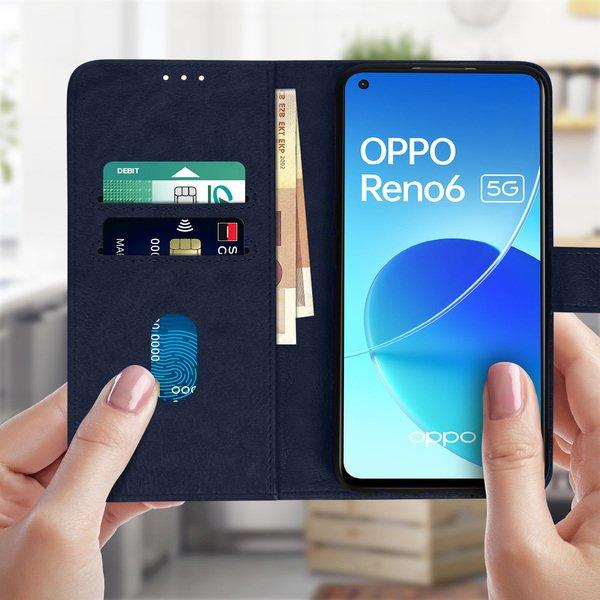 Avizar  Étui Oppo Reno 6 5G Bleu 