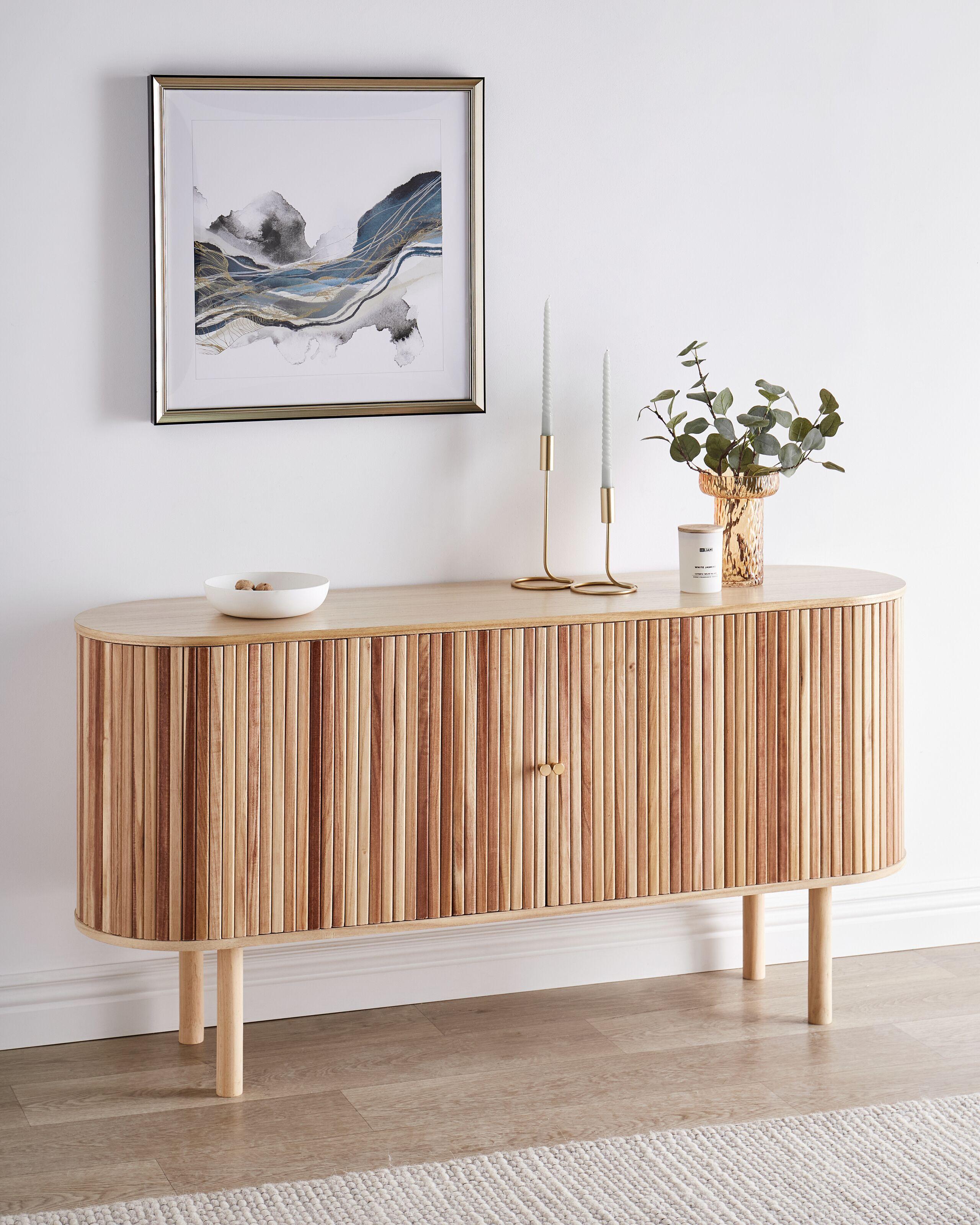 Beliani Sideboard aus Paulownia-Holz Modern MANARA  