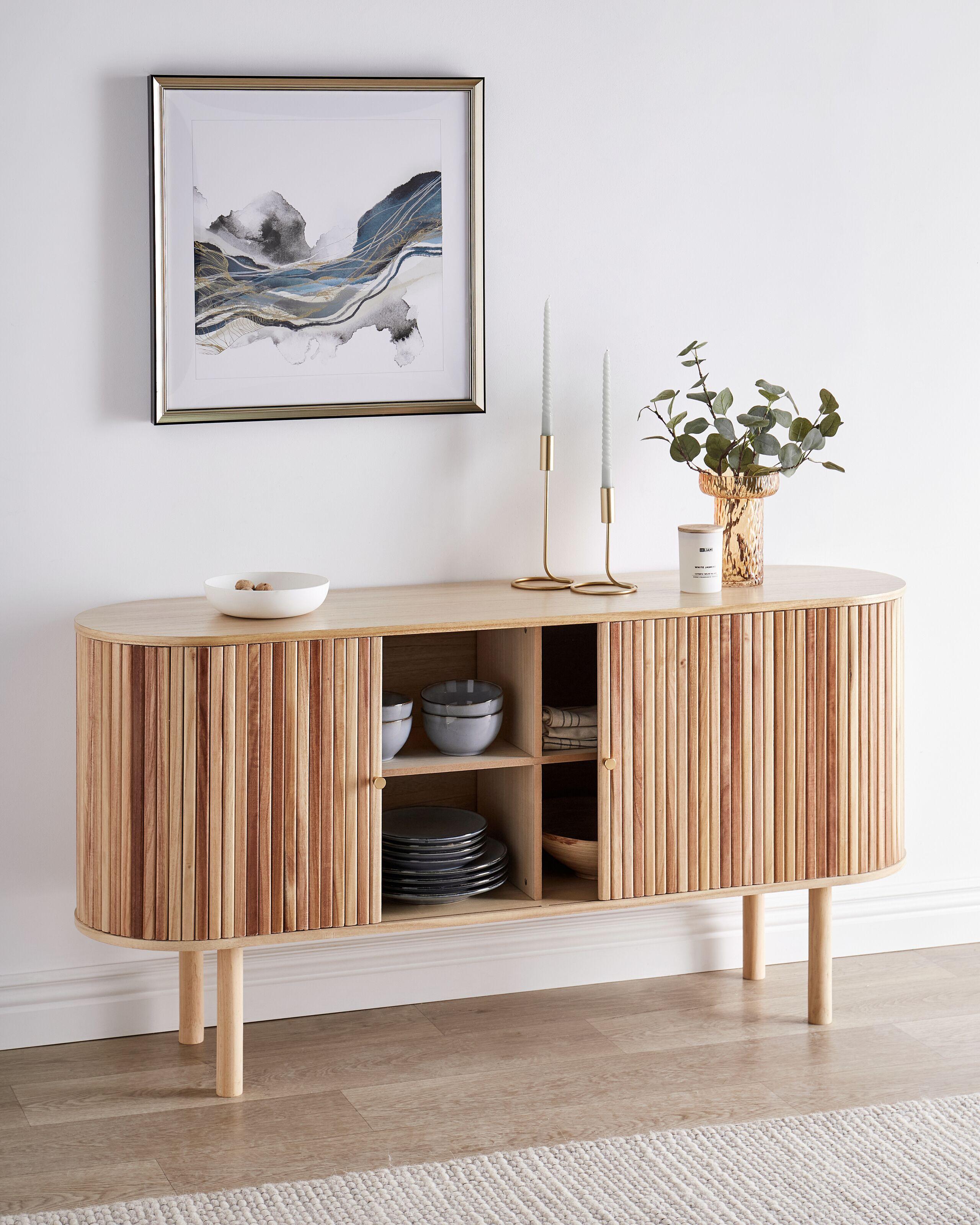 Beliani Sideboard aus Paulownia-Holz Modern MANARA  