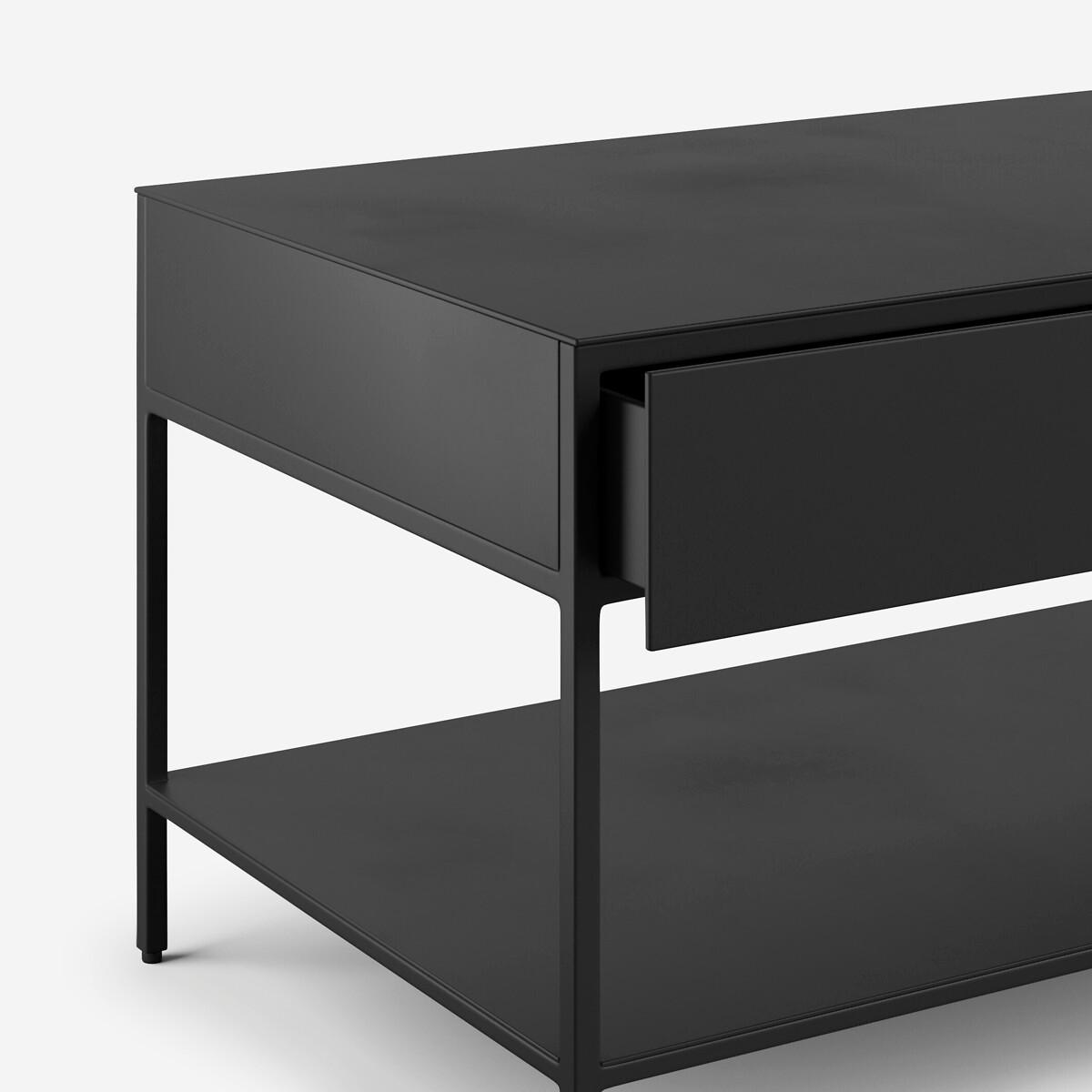 AM.PM Meuble TV métal acier used Febee  