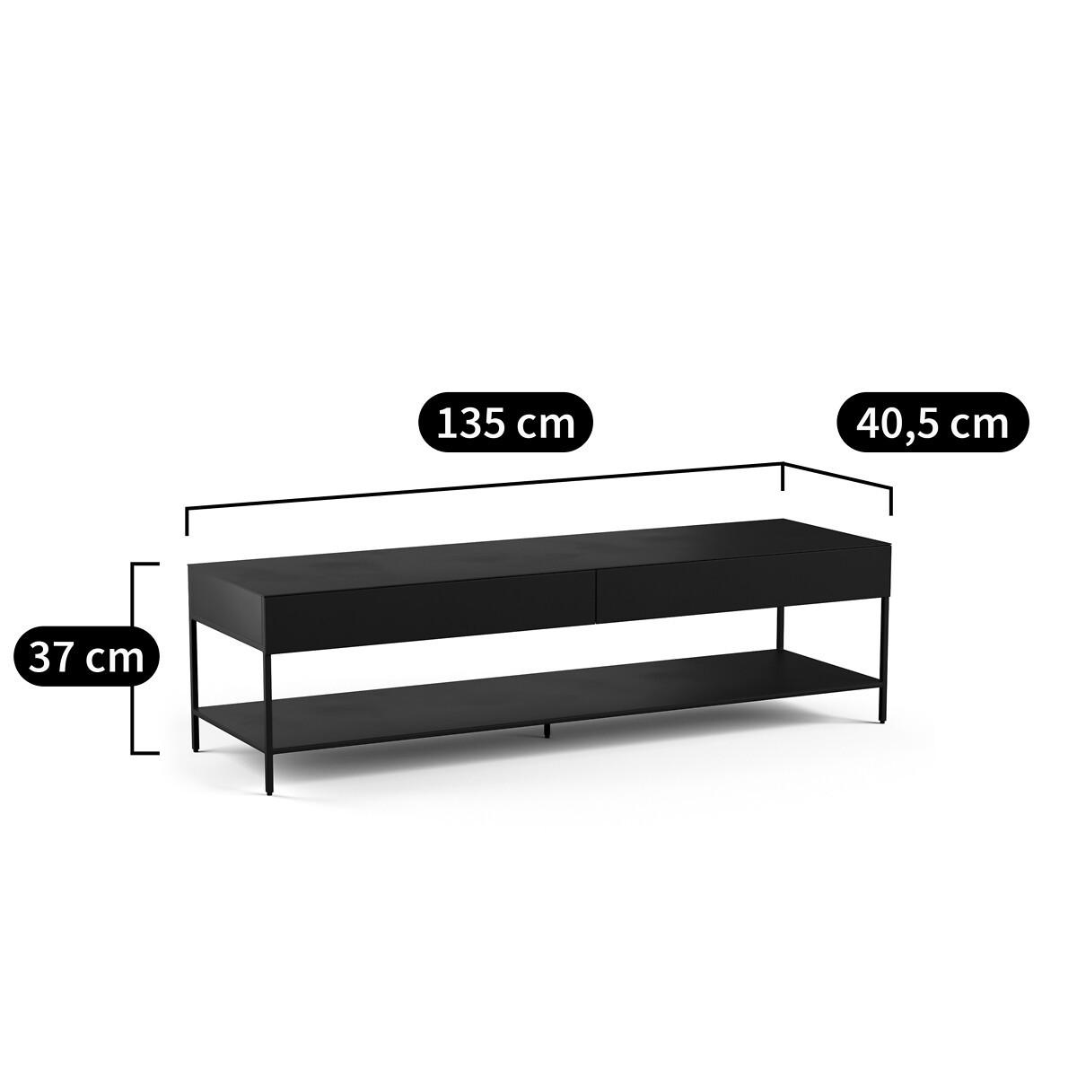 AM.PM Meuble TV métal acier used Febee  