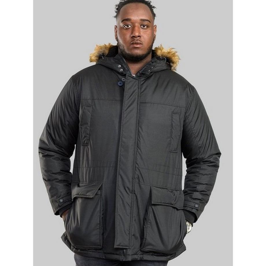 Duke Lovett Parka con bordo in pelliccia sintetica  