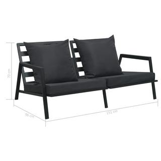 VidaXL Gartensofa metall  