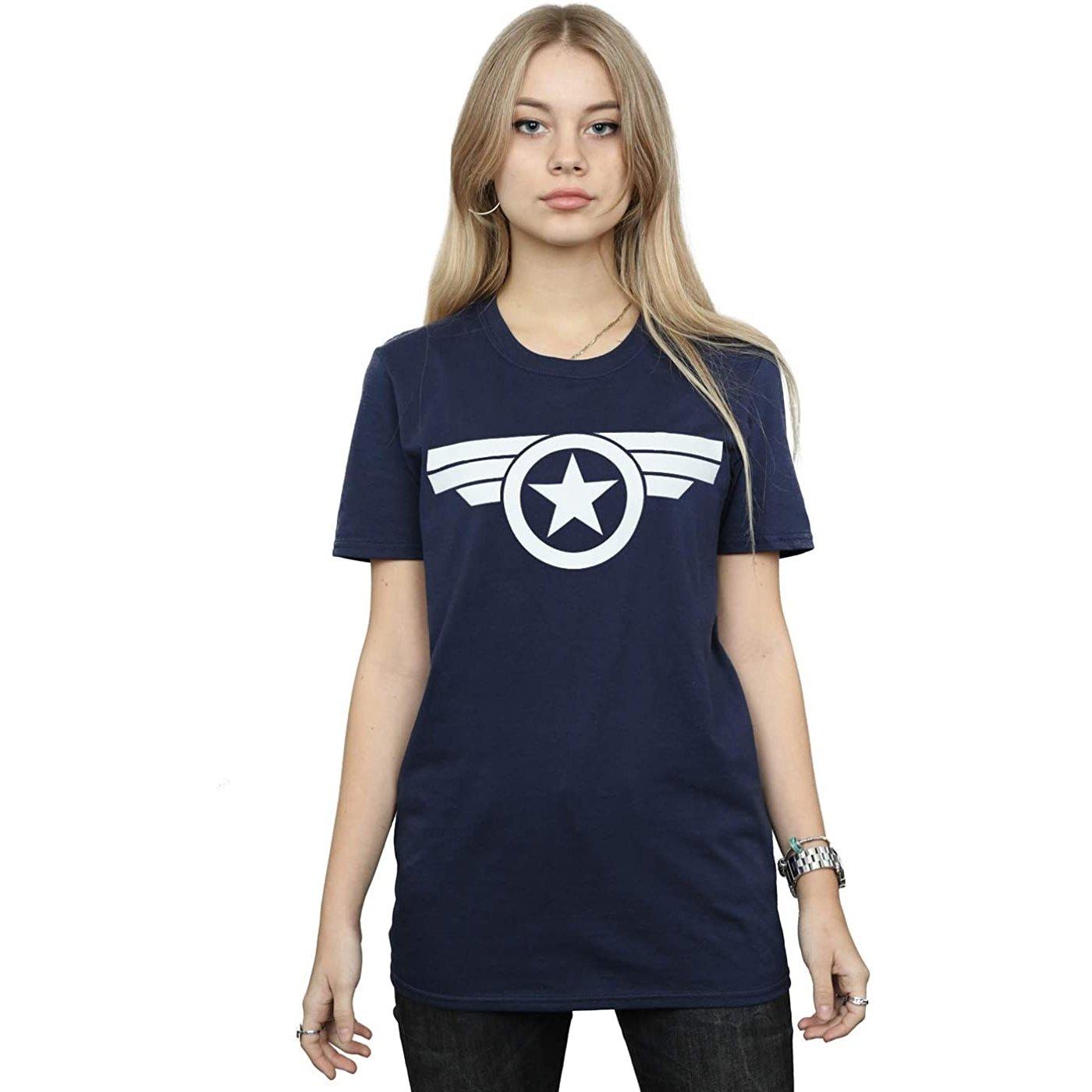 CAPTAIN AMERICA  Super Soldier Logo TShirt 