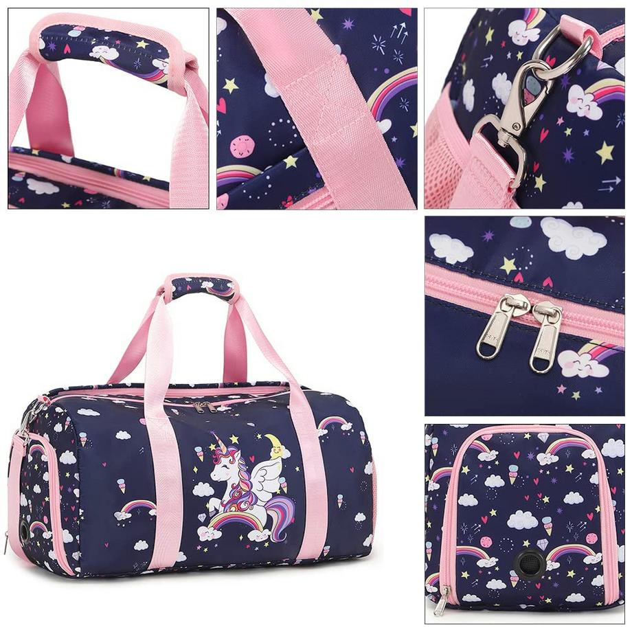 Only-bags.store Sac de Sport Enfant avec Imprimé Licorne  