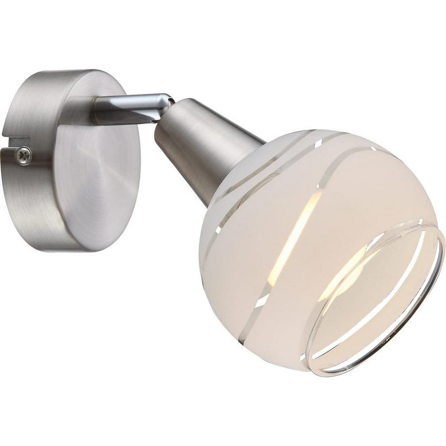 Applique nickel mat 1xE14 LED