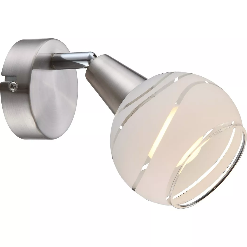 mutoni – Wandleuchte nickel matt 1xE14 LED, One Size, Multicolor