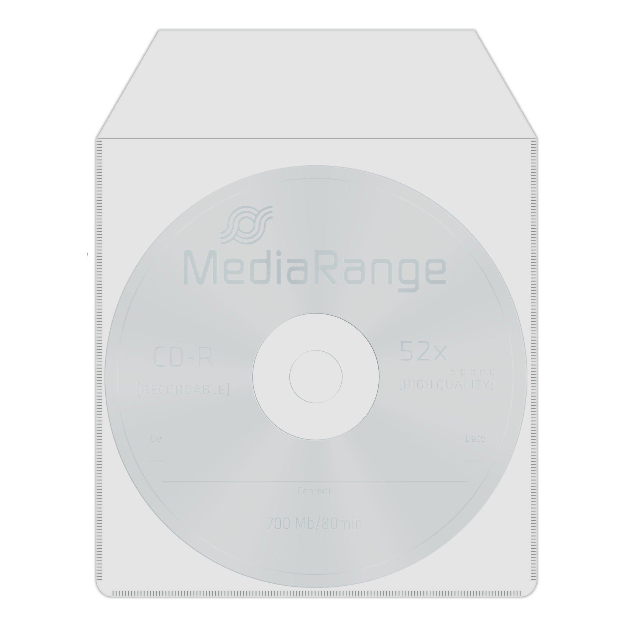 MediaRange  MediaRange BOX64 custodia CD/DVD Custodia a tasca 1 dischi Grigio 