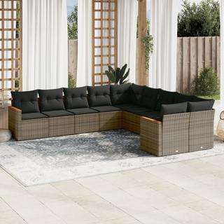 VidaXL Garten sofagarnitur poly-rattan  