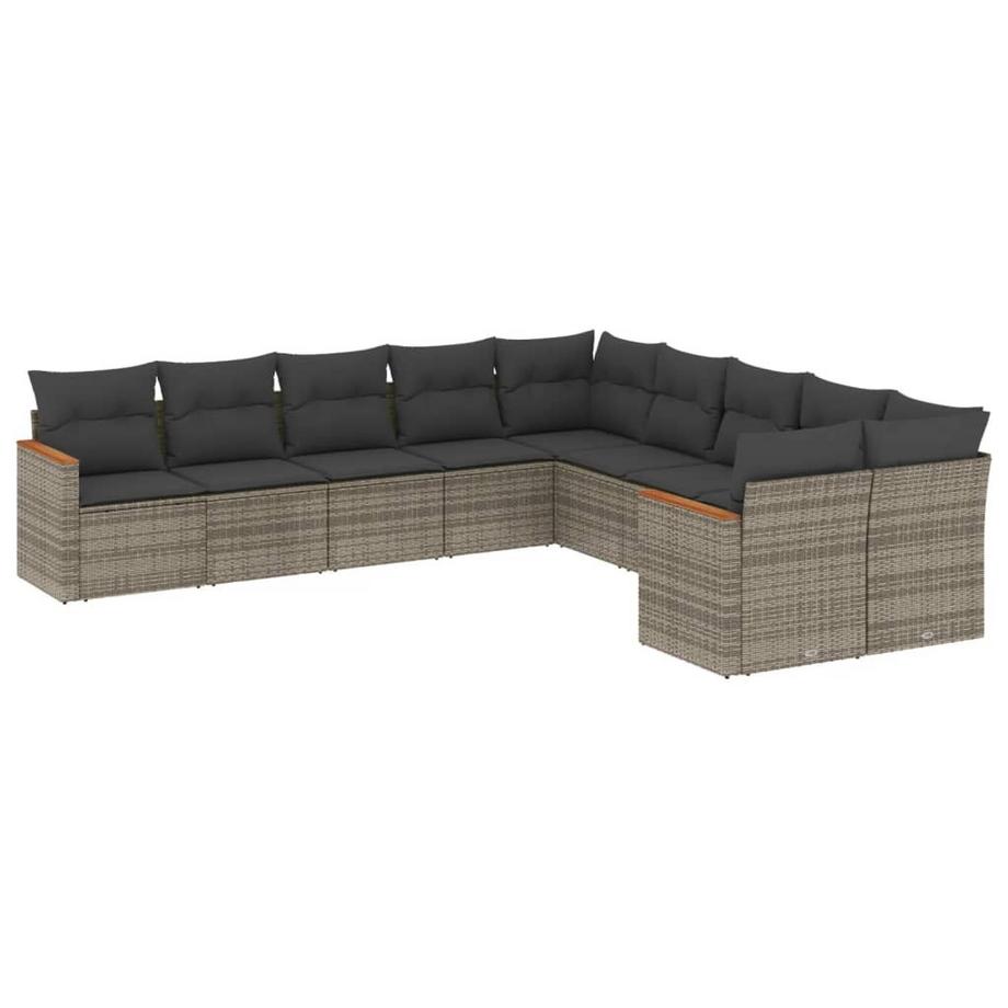 set divano da giardino Polirattan