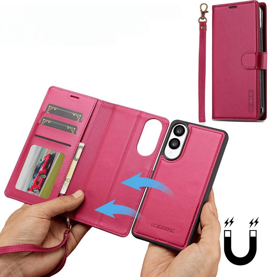 Cover-Discount  Galaxy S25 Edge - LC.IMEEKE série L2 Portefeuille et étui 