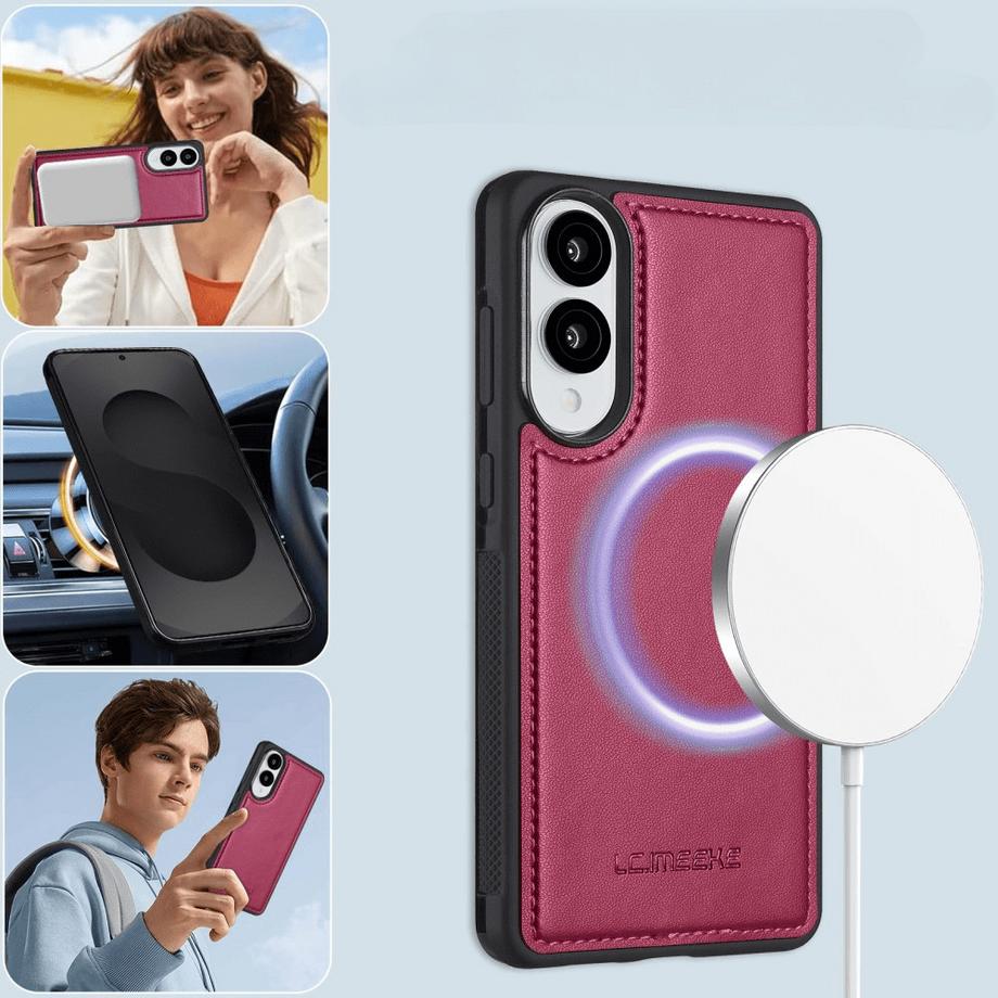 Cover-Discount  Galaxy S25 Edge - LC.IMEEKE série L2 Portefeuille et étui 