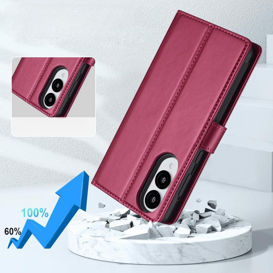 Cover-Discount  Galaxy S25 Edge - LC.IMEEKE série L2 Portefeuille et étui 