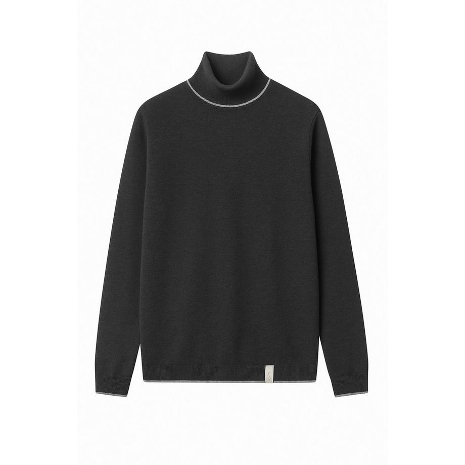 Rollkragenpullover Turleneck-Merino Blend