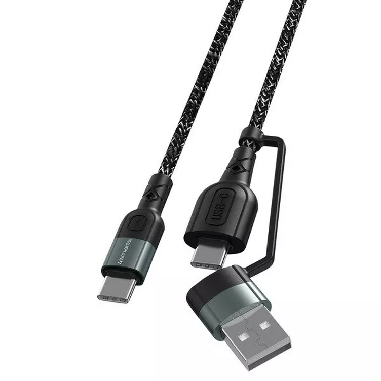 4smarts 4S468626 USB Kabel 1 5 m USB C Schwarz Weißonline kaufen MANOR