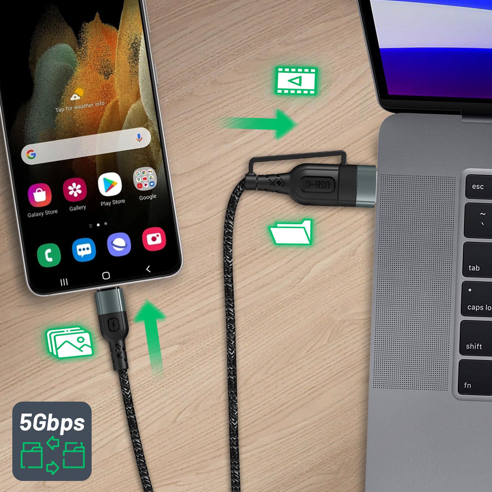 4smarts  Cavetto USB C + USB C 1.5m 4Smarts 