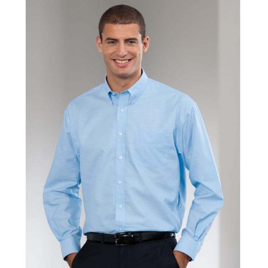 Russell Chemise Oxford Manches Longues Facile d'Entretien  