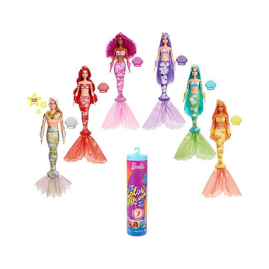 Barbie  Color Reveal Meerjungfrauen-Puppe Serie 1 