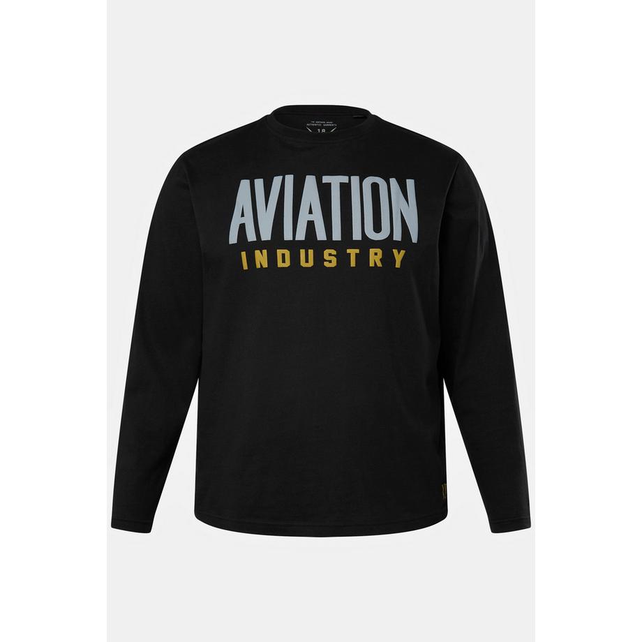 JP1880 Maglia maniche lunghe scollo rotondo stampa gommata Tall  