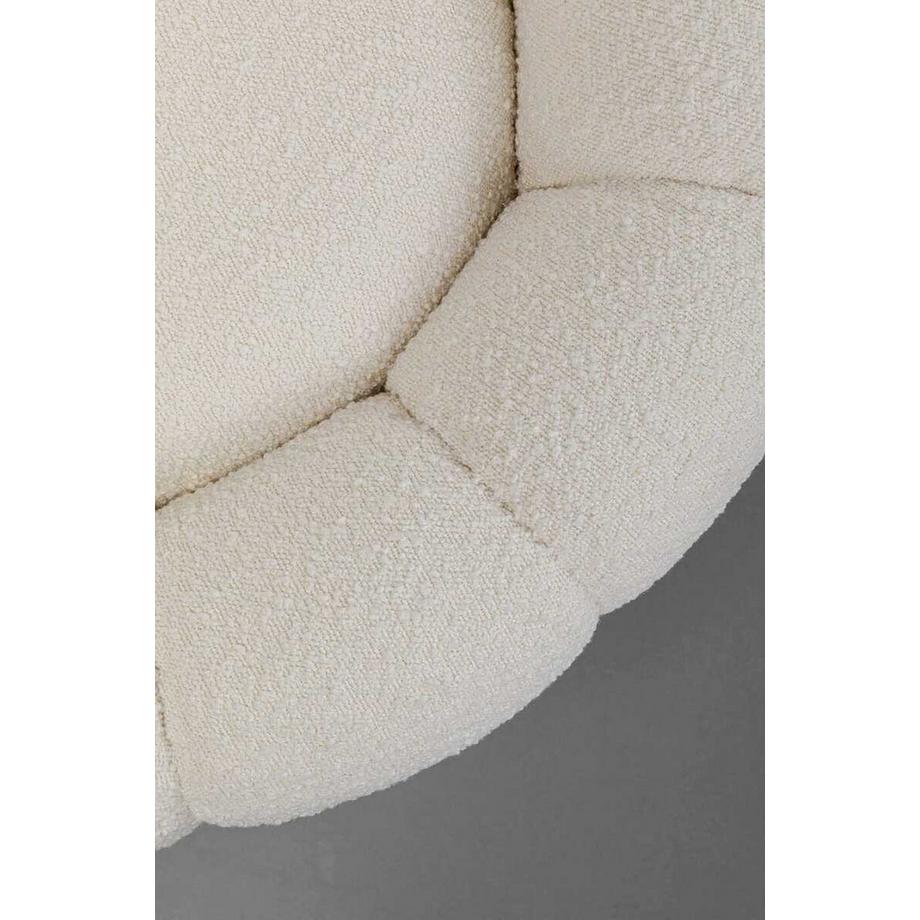 KARE Design Drehsessel Peppo Bloom weiss  