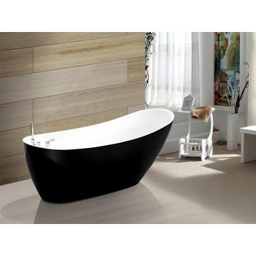 Vasca da bagno freestanding 1x75xH73 2 L Nero NATALIA