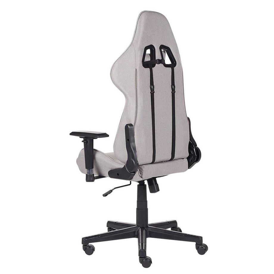 Beliani Siège de gaming en Tissu Moderne WARRIOR  