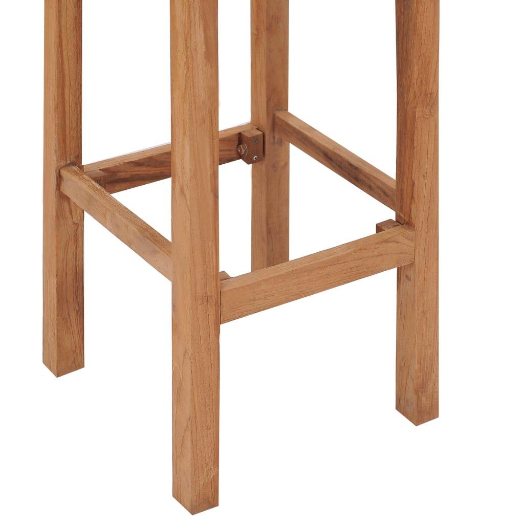 VidaXL Tabouret de bar bois  