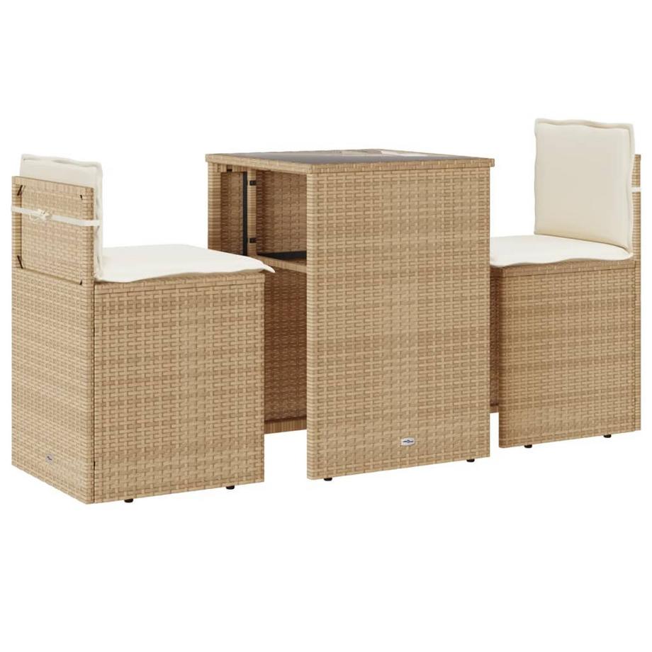 set da bistrò Polirattan