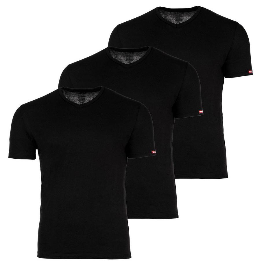 T-Shirt  3er Pack Bequem sitzend-MICHAEL-D-CORE-3PACK